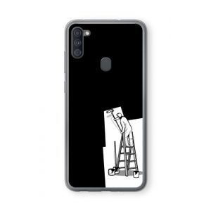 Musketon Painter: Samsung Galaxy A11 Transparant Hoesje