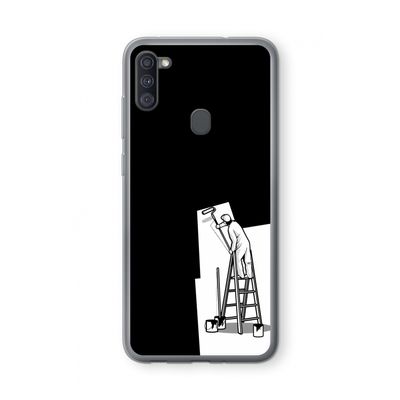 Musketon Painter: Samsung Galaxy A11 Transparant Hoesje
