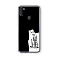 Musketon Painter: Samsung Galaxy A11 Transparant Hoesje