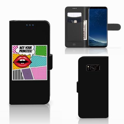 Samsung Galaxy S8 | Wallet Case | met Pasjes | Popart Princess Samsung Galaxy S8 | Wallet Case | met Pasjes | Popart Princess
