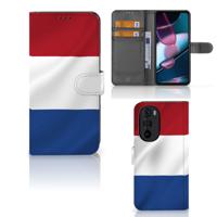 Motorola Edge 30 Pro | Bookstyle Case | Nederlandse Vlag