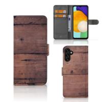 Samsung Galaxy A04s | Samsung Galaxy A13 5G | Book Style Case | Old Wood