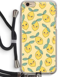Citroenen: iPhone 6 / 6S Transparant Hoesje met koord