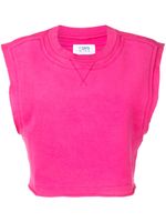 7 DAYS Active haut crop à design sans manches - Rose