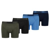 Puma Boxershorts New Pouch 4-pack Forest Night / Regal Blue-XL