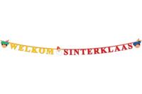 Sinterklaas Sint en piet welkom slinger 3m