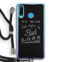 Risk loss: Huawei P30 Lite Transparant Hoesje met koord
