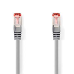 CAT6-kabel | RJ45 Male | RJ45 Male | S/FTP | 7.50 m | Rond | LSZH | Grijs | Label