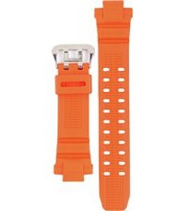 Horlogeband Casio 10370830 / GW-3000M-4A Kunststof/Plastic Oranje 14mm
