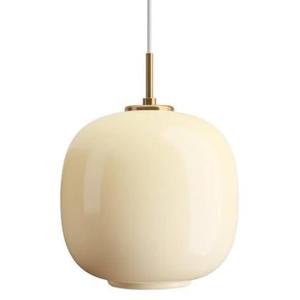 Louis Poulsen VL 45 Radiohus hanglamp Ø250 Brass|Glossy Pale Yellow