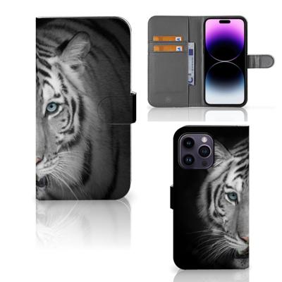 iPhone 15 Pro Max | Telefoonhoesje | Met pasjeshouder | Tijger