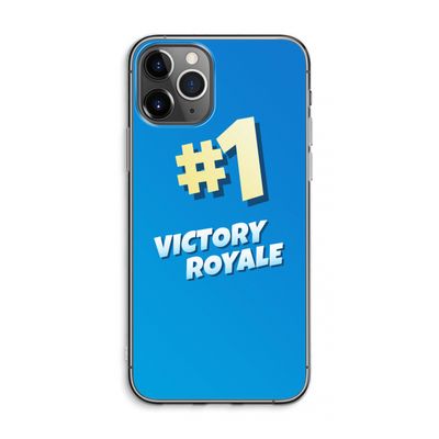 Victory Royale: iPhone 11 Pro Max Transparant Hoesje