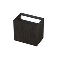 INK - Onderkast 2L A-sym Fin. Gefr. Tbv Greep - 700x450x650 Mm - Matt Intens Black