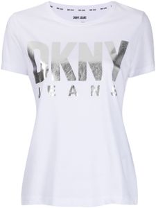 DKNY t-shirt à logo imprimé - Blanc