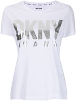 DKNY t-shirt à logo imprimé - Blanc