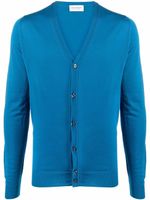 John Smedley cardigan Petworth en maille fine - Bleu