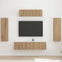 TV-kast 3 pcs Artisan Eiken