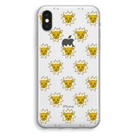Leeuwenkoppen: iPhone X Transparant Hoesje