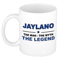 Jaylano cadeau mok - man myth legend - naam koffiemok - 300 ml - collega - vaderdag