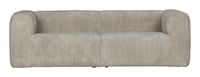 WOOOD Bank 'Bean' 3,5-zits, Rib, kleur Naturel