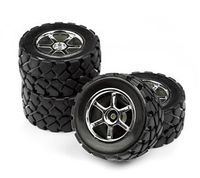 Mounted VT tire/wheel set (4pcs) - thumbnail