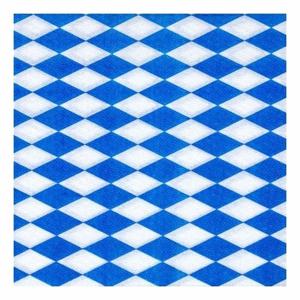 Oktoberfest vlag Beieren servetten - 100x - Tafel decoratie feestartikelen van Bayern - Papier