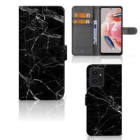 Xiaomi Redmi Note 12 4G | Bookcase | Marmer Zwart - Origineel Cadeau Vader
