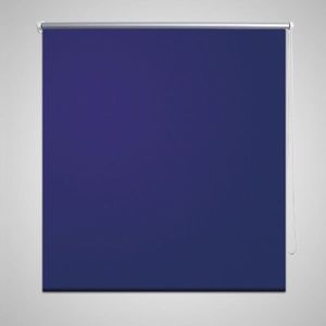 VidaXL Rolgordijn verduisterend 160 x 230 cm marineblauw