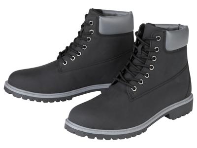 LIVERGY Gevoerde heren schoenen (Zwart, 42)