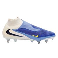 Nike Phantom 6 High Elite IJzeren-Nop Voetbalschoenen (SG) Pro Player Wit Blauw Geel