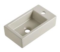 Fontein BWS Blong M 40x22x11 cm Rechts Keramiek Beige