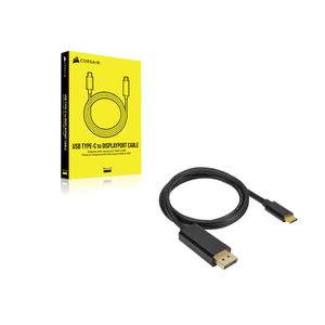 Corsair CU-9000005-WW video kabel adapter 1 m USB Type-C DisplayPort Zwart