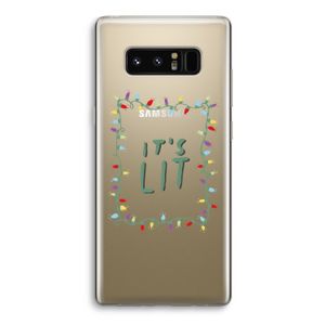 It's Lit: Samsung Galaxy Note 8 Transparant Hoesje