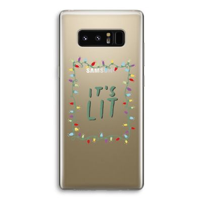 It's Lit: Samsung Galaxy Note 8 Transparant Hoesje
