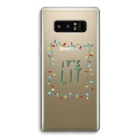 It's Lit: Samsung Galaxy Note 8 Transparant Hoesje