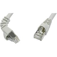 Telegärtner 100008011 RJ45 Netwerkkabel, patchkabel CAT 6A S/FTP 1.00 m Grijs Vlambestendig, Snagless 1 stuk(s) - thumbnail