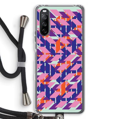 Skew Blush 3: Sony Sony Xperia 10 III Transparant Hoesje met koord