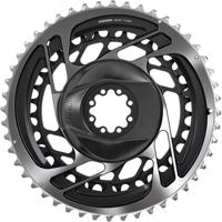 SRAM Chain ring red axs 33/46t. alu polar grey