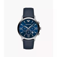 Emporio Armani RVS Blauw Heren AR11226