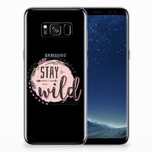 Samsung Galaxy S8 Telefoonhoesje met Naam Boho Stay Wild