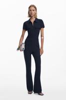 Overall met krijtstreep - BLUE - L
