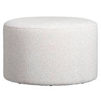 Hocker Wenen - crème - 35xØ56 cm - Leen Bakker