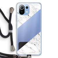 Biggest stripe: Xiaomi Mi 11 Lite Transparant Hoesje met koord