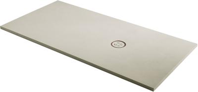 Acquabella Focus Douchevloer 90x100x3 cm Crema