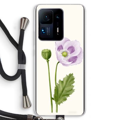 Purple poppy: Xiaomi Mi Mix 4 Transparant Hoesje met koord