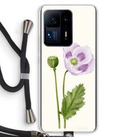 Purple poppy: Xiaomi Mi Mix 4 Transparant Hoesje met koord