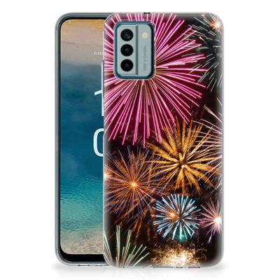 Nokia G22 | Sillicone Back Cover | Vuurwerk