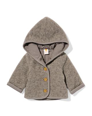 HEMA Newborn Jas Met Wol Zand (zand)