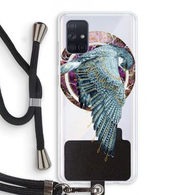 Golden Falcon: Samsung Galaxy A71 Transparant Hoesje met koord