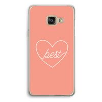 Best heart: Samsung A3 (2017) Transparant Hoesje